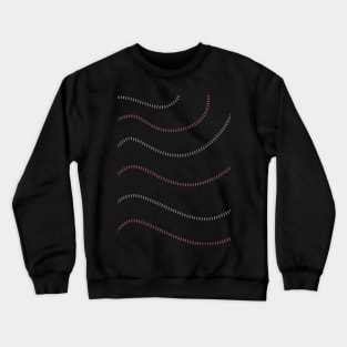 Modern Minimalist Wavy thin lines rose gold Crewneck Sweatshirt